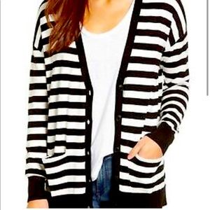 Halogen button front knit cardigan